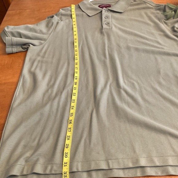 Nordstrom’s men’s XXL sage green polo short sleeve shirt. - Picture 5 of 7